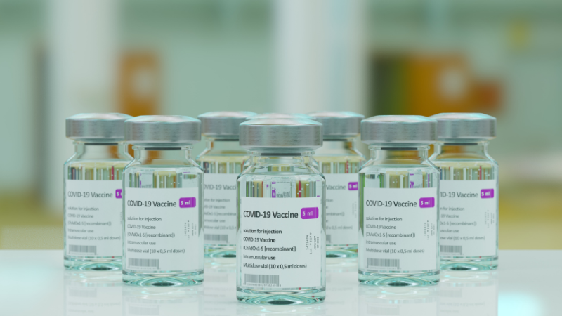 8 vials COVID-19 vaccine (5 ml).